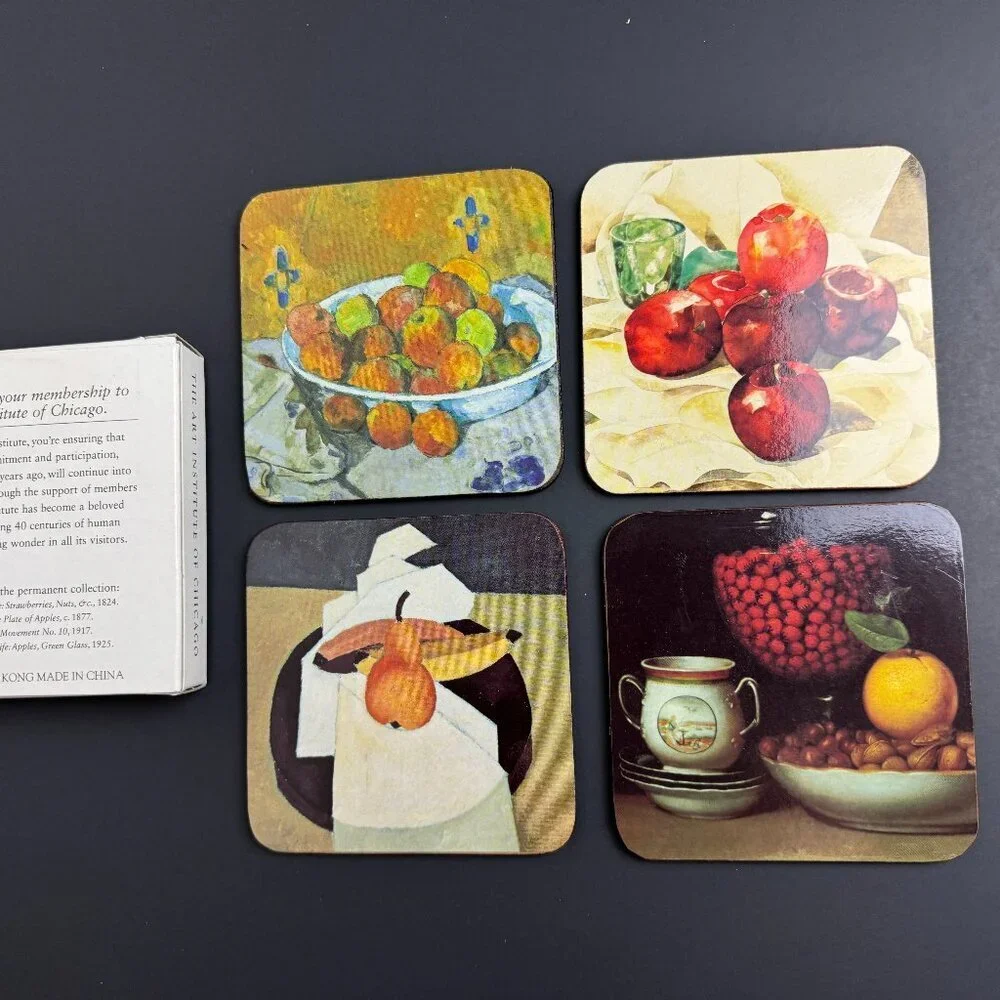 Set of 4 Coasters Art Institute of Chicago Gift